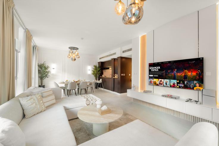 2 quarto mobiliado em apartamentos em Tariaq Bedon Esm 1250540P, Downtown Dubai, Dubai, foto 1