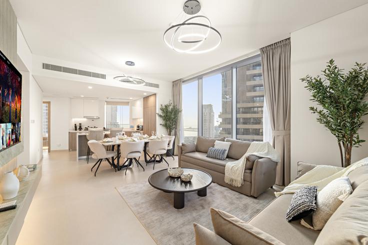 Building Al Daa'i St - let2rent-hostaway - 1263540 - DXB adresindeki bir dairede modern mobilyalarla zarif bir şekilde tasarlanmış oturma odası Dubai Marina, Dubai Building Al Daa'i St - let2rent-hostaway - 1263540 - DXB adresindeki bir dairede modern mobilyalarla zarif bir şekilde tasarlanmış oturma odası Dubai Marina, Dubai