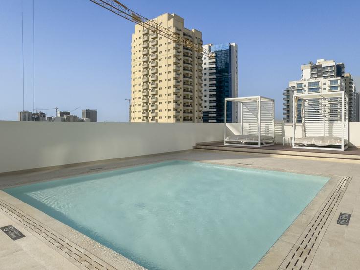 1 quarto mobiliado em apartamentos em Assel Blvd 1319160P, Jumeirah Village, Dubai, foto 1