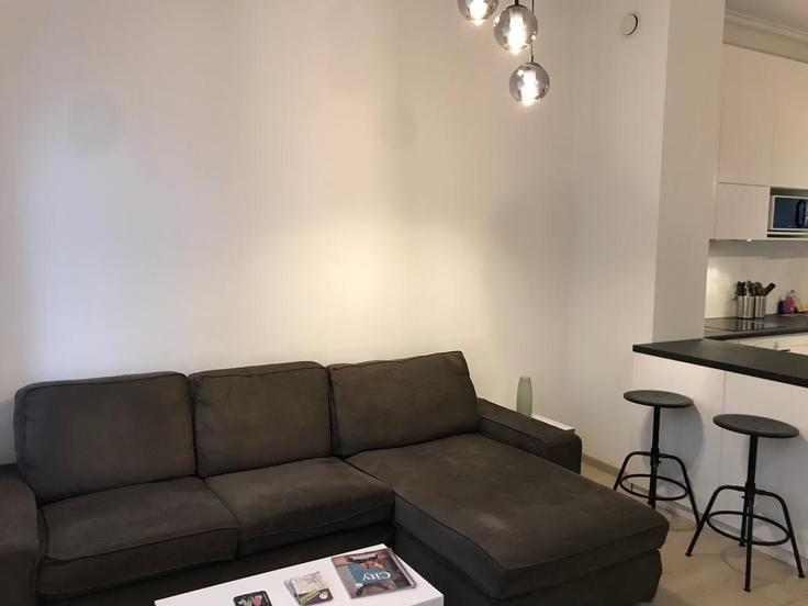 Building Rue Henri Lamormesnil - letzbnb - 1253921 - LUX adresindeki bir dairede modern mobilyalarla zarif bir şekilde tasarlanmış oturma odası Luxembourg, Luxembourg