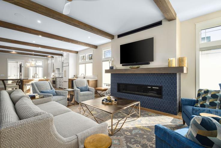 Elegante sala de estar con mobiliario moderno en un apartamento en Building North Saint Peter Street - libertyhillsrentals - 1299324 - USA en South Bend, South Bend Elegante sala de estar con mobiliario moderno en un apartamento en Building North Saint Peter Street - libertyhillsrentals - 1299324 - USA en South Bend, South Bend