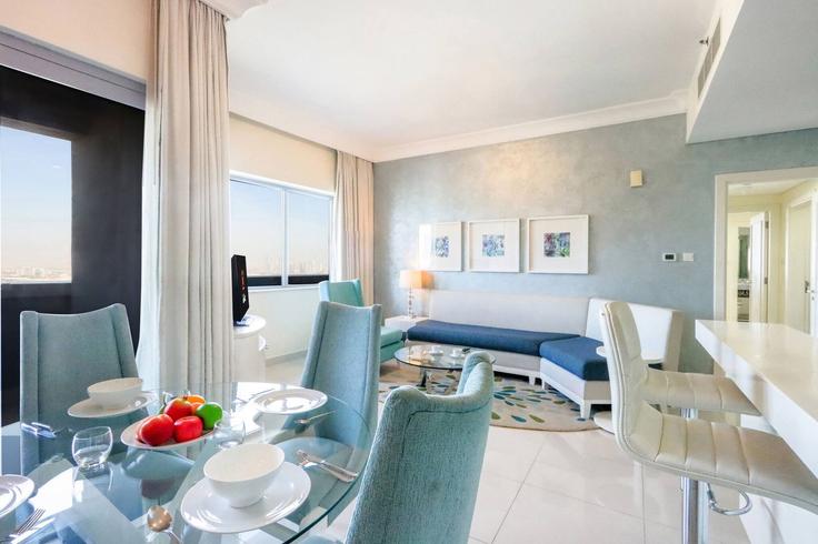 2 quarto mobiliado em apartamentos em Tariaq Bedon Esm 1264903P, Downtown Dubai, Dubai, foto 1