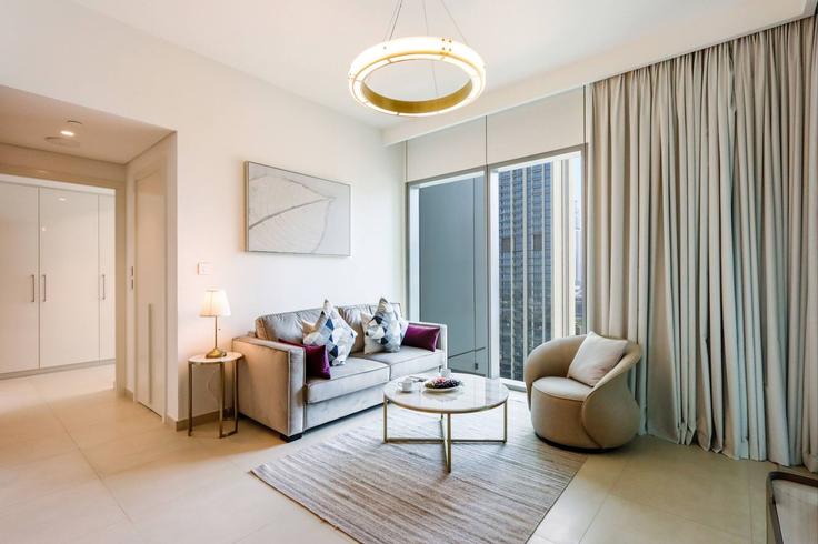 2 apartamento de un dormitorio amueblado en Tariaq Bedon Esm 1264923P , Za'abeel, Dubai, foto 1