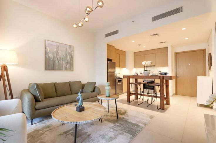 1 apartamento de un dormitorio amueblado en Tariaq Bedon Esm 1264994P , Ras Al Khor, Dubai, foto 1
