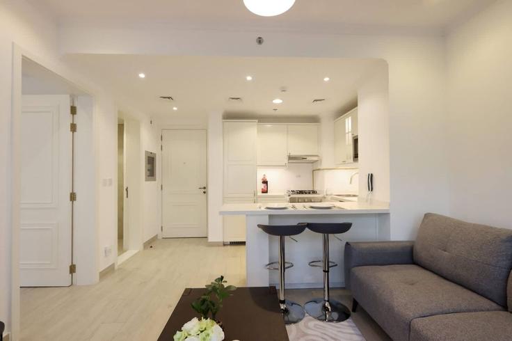 1 apartamento de un dormitorio amueblado en Lazuward Southwest 1265037P , Jumeirah Village, Dubai, foto 1