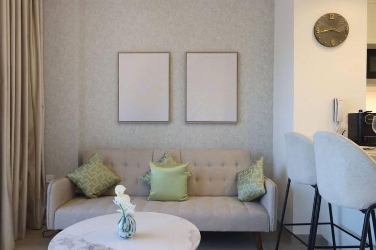 1 yatak odalı mobilyalı daire Lazuward Southwest 1265050P , Jumeirah Village, Dubai, fotoğraf 1