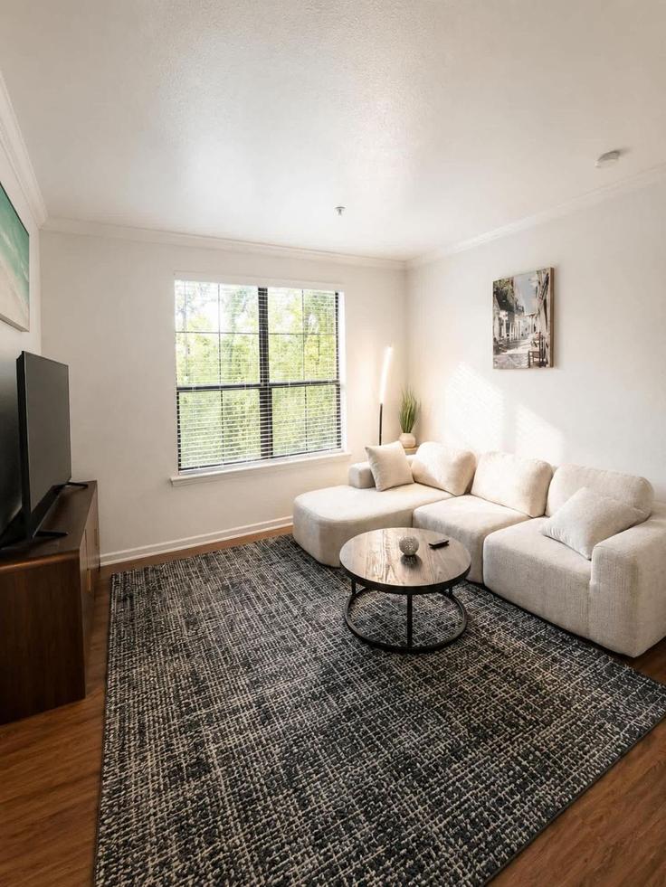 Salle de séjour élégante avec mobilier moderne dans un appartement à Building College Park Drive - lk-property-holdings - 1603661 à The Woodlands, The Woodlands Salle de séjour élégante avec mobilier moderne dans un appartement à Building College Park Drive - lk-property-holdings - 1603661 à The Woodlands, The Woodlands