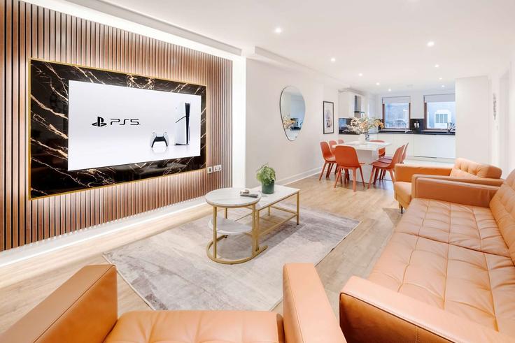 City of Westminster, London에 위치한 Building Edgware Road - londoners - 1359607 유닛의 세련된 인테리어가 돋보이는 거실