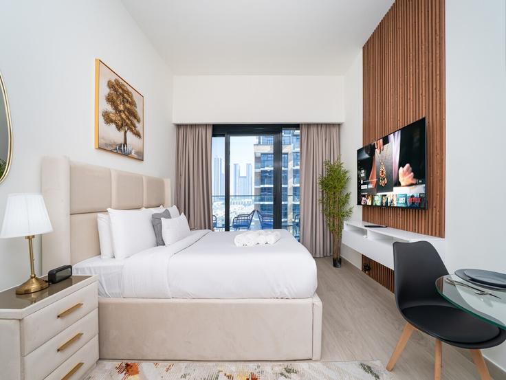 Stüdyo mobilyalı daire Tariaq Bedon Esm 1515324P , Nad Al Sheba, Dubai, fotoğraf 1