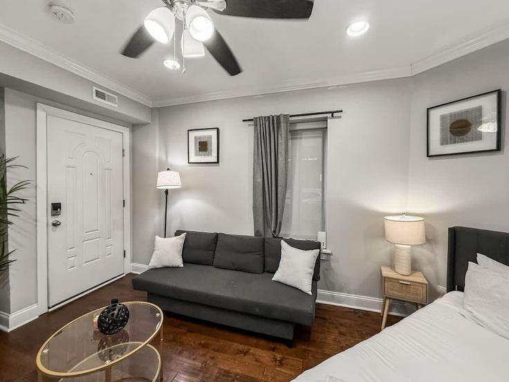 Philadelphia, Philadelphia에 위치한 Building North 3rd Street - luxora - 1055786 유닛의 세련된 인테리어가 돋보이는 거실