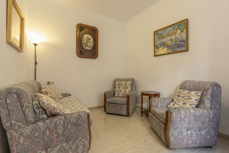 Pollença, Pollença에 위치한 Building Carrer de Cabrelles - mallorca-north-villas-houses-apartments - 1366452 유닛의 세련된 인테리어가 돋보이는 거실