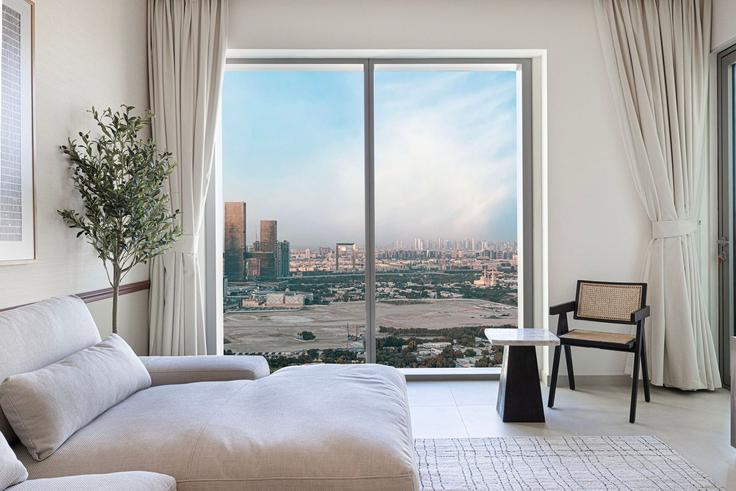 Salle de séjour élégante avec mobilier moderne dans un appartement à Building Financial Center Road - meerak-vacation-homes - 1497007 à Zaa'beel Second, Dubai Salle de séjour élégante avec mobilier moderne dans un appartement à Building Financial Center Road - meerak-vacation-homes - 1497007 à Zaa'beel Second, Dubai
