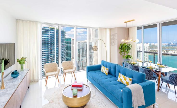 2 yatak odalı mobilyalı daire Brickell Avenue 1240504P , Miami, Miami, fotoğraf 1