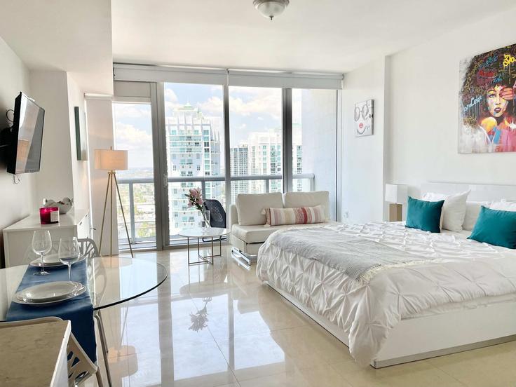 Möblierte Studio-Wohnung in Brickell Avenue 1240561P , Miami, Miami, Foto 1