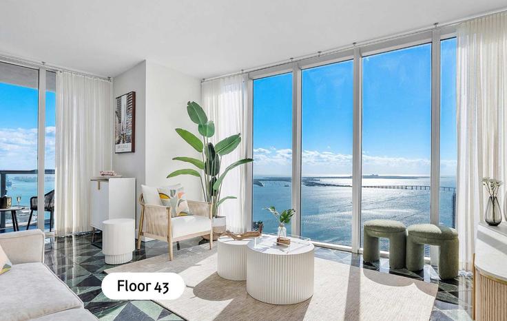 Elegant gestaltetes Wohnzimmer mit moderner Einrichtung in einer Wohnung im Building Brickell Avenue - miami-vacation-rentals - 1240474 - MIA in Miami, Miami Elegant gestaltetes Wohnzimmer mit moderner Einrichtung in einer Wohnung im Building Brickell Avenue - miami-vacation-rentals - 1240474 - MIA in Miami, Miami