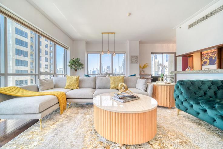 2 apartamento de un dormitorio amueblado en Birdy 1296367P , Downtown Dubai, Dubai, foto 1