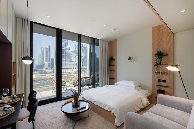 Studio amueblado en Tariaq Bedon Esm 1296418P , Business Bay, Dubai, foto 1