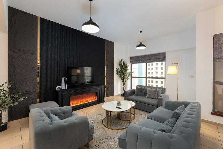 3 quarto mobiliado em apartamentos em The Walk 1296433P, Dubai Marina, Dubai, foto 1