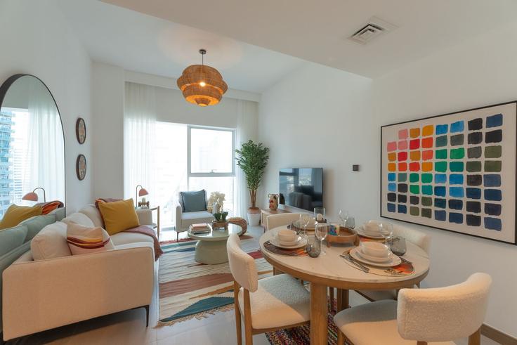 2 chambre appartement meublé à Marasi Drive 1296464P , Business Bay, Dubai, photo 1
