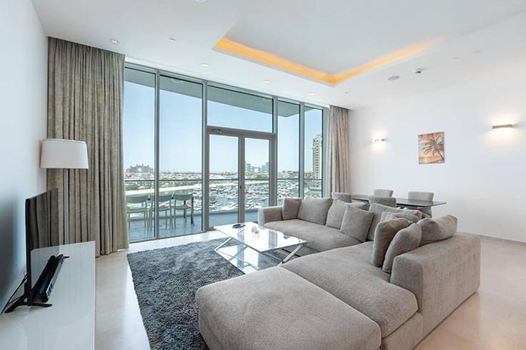 2 yatak odalı mobilyalı daire Tariaq Bedon Esm 1035069P , The Palm Jumeirah, Dubai, fotoğraf 1