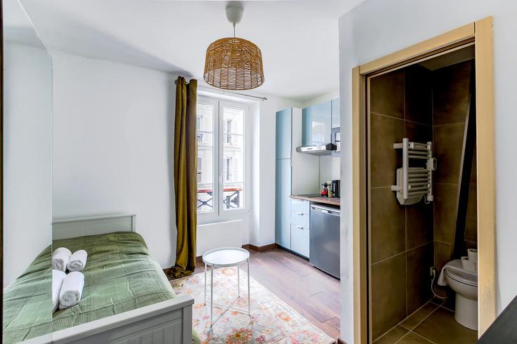 Paris 11th arrondissement의 Rue Saint-Maur (1316471P)에 위치한 스튜디오 풀퍼니시드 아파트 – 사진 1장