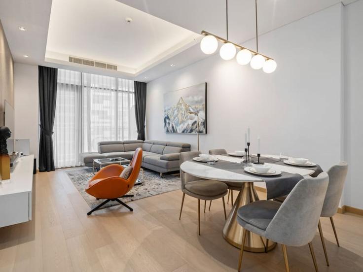 1 apartamento de un dormitorio amueblado en Tariaq Bedon Esm 1042684P , Downtown Dubai, Dubai, foto 1