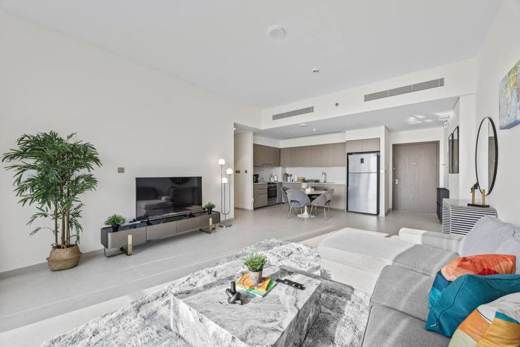 2 apartamento de un dormitorio amueblado en Tariaq Bedon Esm 1265133P , Downtown Dubai, Dubai, foto 1