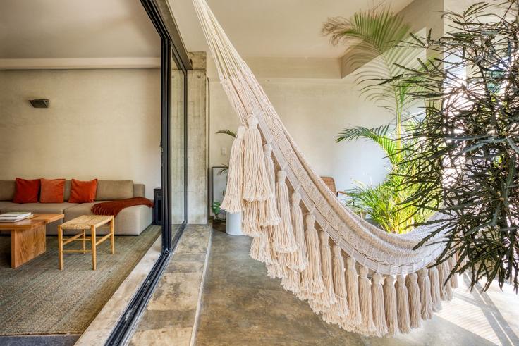 Mexico City Mexico CityのBuilding Sinaloa 49 - mr-wmain - 1493328のアパートメントにある、モダンな家具を備えたエレガントなデザインのリビングルーム