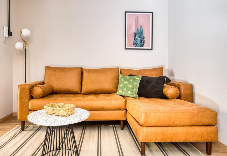 Mexico City, Mexico City에 위치한 Building Avenida Vicente Suárez 146 - mr-wmain - 1493162 유닛의 세련된 인테리어가 돋보이는 거실 Mexico City, Mexico City에 위치한 Building Avenida Vicente Suárez 146 - mr-wmain - 1493162 유닛의 세련된 인테리어가 돋보이는 거실