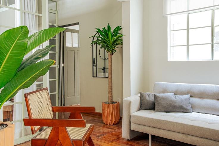 Mexico City, Mexico City에 위치한 Building Calle Laredo - mr-wmain - 1493242 유닛의 세련된 인테리어가 돋보이는 거실