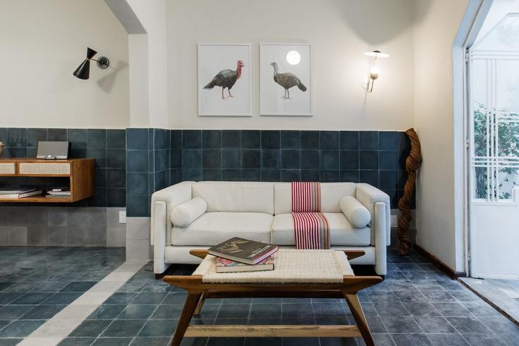 Mexico City, Mexico City에 위치한 Building Culiacan - mr-wmain - 1493251 유닛의 세련된 인테리어가 돋보이는 거실