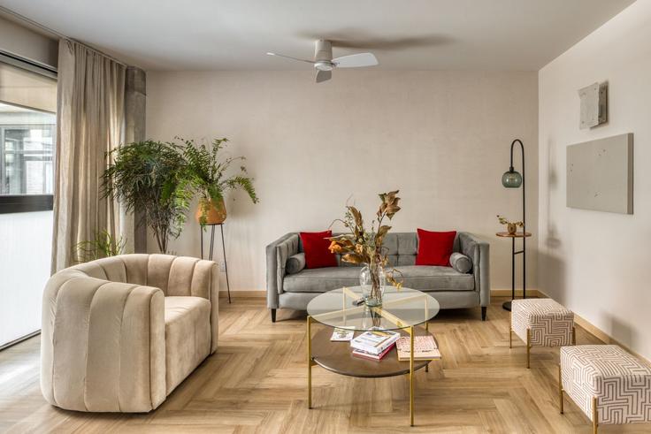 Sala de estar elegantemente projetada com móveis modernos em um apartamento no Building Sinaloa - mr-wmain - 1493323 em Mexico City, Mexico City Sala de estar elegantemente projetada com móveis modernos em um apartamento no Building Sinaloa - mr-wmain - 1493323 em Mexico City, Mexico City