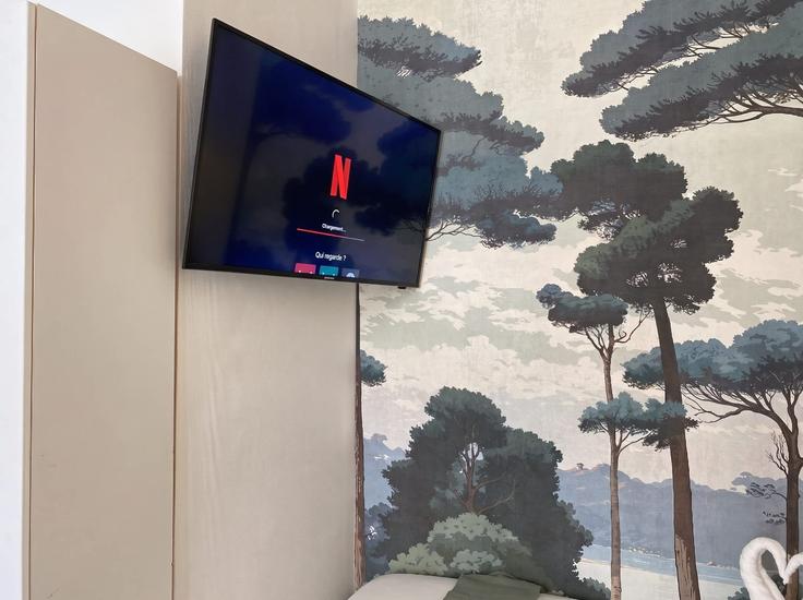 Elegantly designed living room with modern furnishings in an apartment at Building Boulevard Vincent Auriol - my-suite-paris - 1611031 in 13th arrondissement, Paris