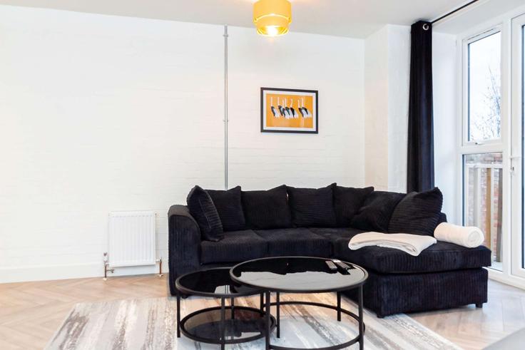 Building Avebury Avenue - mypropertyhost - 1270624 - LON adresindeki bir dairede modern mobilyalarla zarif bir şekilde tasarlanmış oturma odası Tonbridge and Malling District, Tonbridge