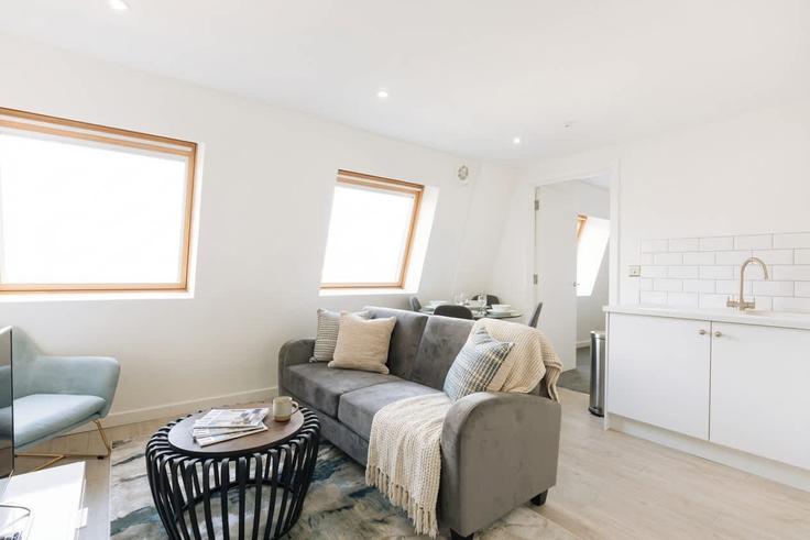Elegantly designed living room with modern furnishings in an apartment at Building Saint Nicholas Street - mypropertyhost - 1270073 - LON in Ipswich, Ipswich Elegantly designed living room with modern furnishings in an apartment at Building Saint Nicholas Street - mypropertyhost - 1270073 - LON in Ipswich, Ipswich