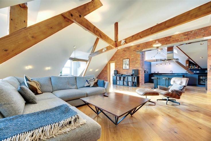 Elegant gestaltetes Wohnzimmer mit moderner Einrichtung in einer Wohnung im Building Heaton Road - nest-acre-stays-limited - 1370658 in Newcastle upon Tyne District, Newcastle upon Tyne