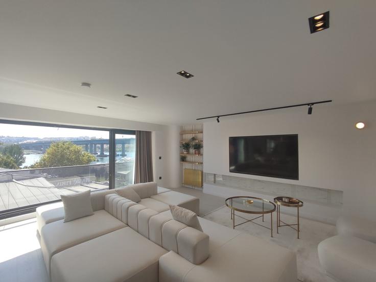 Building Veznedar Sokak - new-inn - 1352659 adresindeki bir dairede modern mobilyalarla zarif bir şekilde tasarlanmış oturma odası Beyoğlu, İstanbul Building Veznedar Sokak - new-inn - 1352659 adresindeki bir dairede modern mobilyalarla zarif bir şekilde tasarlanmış oturma odası Beyoğlu, İstanbul