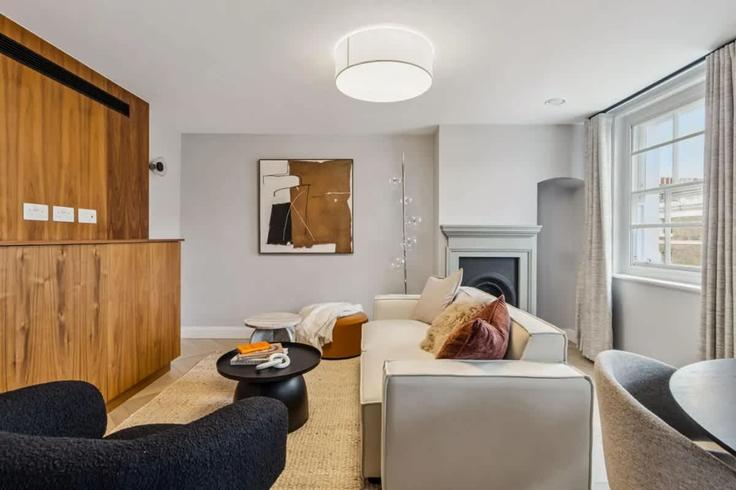Salle de séjour élégante avec mobilier moderne dans un appartement à Building Great Cumberland Place - nexi-property-ltd - 1587895 à City of Westminster, London Salle de séjour élégante avec mobilier moderne dans un appartement à Building Great Cumberland Place - nexi-property-ltd - 1587895 à City of Westminster, London