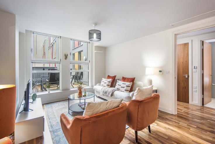 London Borough of Islington, London에 위치한 Building Lamb's Passage - nexi-property-ltd - 1390961 유닛의 세련된 인테리어가 돋보이는 거실