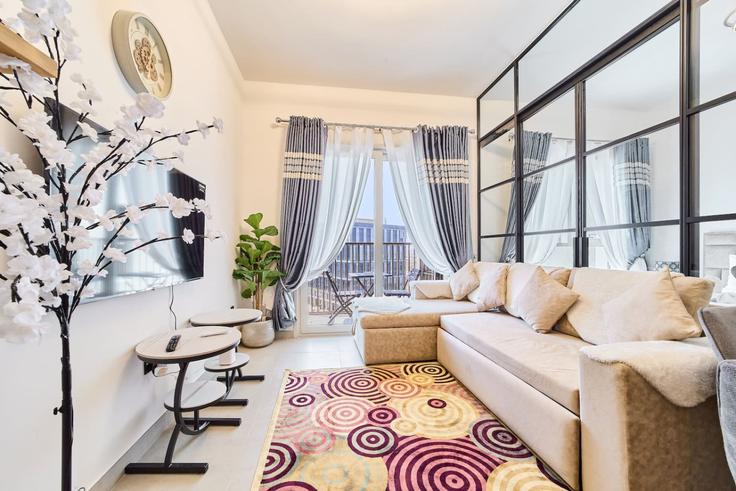 1 bedroom furnished apartment in Tariaq Bedon Esm 1073278P, Dubai Hills Estate, Dubai, photo 1