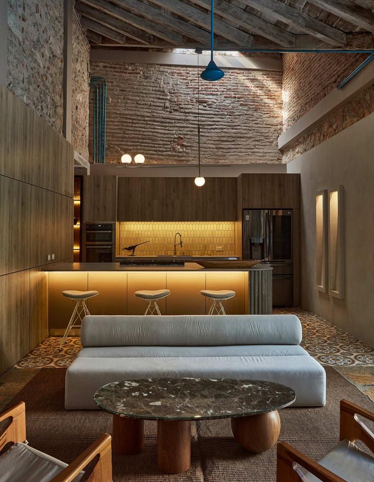 Getsemani, Cartagena에 위치한 Building Calle 29 - nok - 1465398 유닛의 세련된 인테리어가 돋보이는 거실 Getsemani, Cartagena에 위치한 Building Calle 29 - nok - 1465398 유닛의 세련된 인테리어가 돋보이는 거실