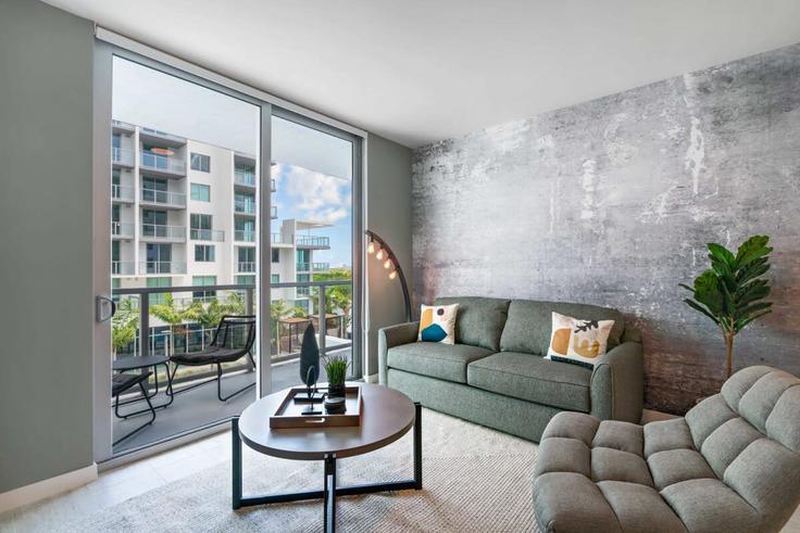 1 möblierte Einzimmerwohnung in Biscayne Boulevard 1263813P , Miami, Miami, Foto 1