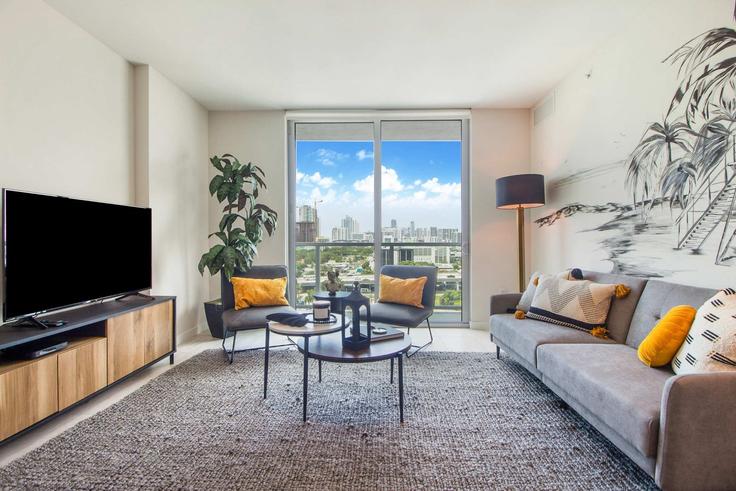 1 bedroom furnished apartment in Biscayne Boulevard 1263808P, Miami, Miami, photo 1