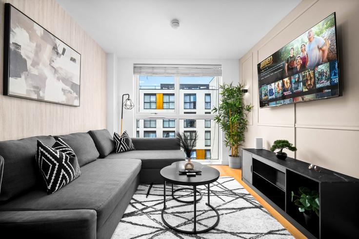 Birmingham District, Birmingham에 위치한 Building Scotland Street - nuvo-hotel-group-ltd - 1560855 유닛의 세련된 인테리어가 돋보이는 거실 Birmingham District, Birmingham에 위치한 Building Scotland Street - nuvo-hotel-group-ltd - 1560855 유닛의 세련된 인테리어가 돋보이는 거실