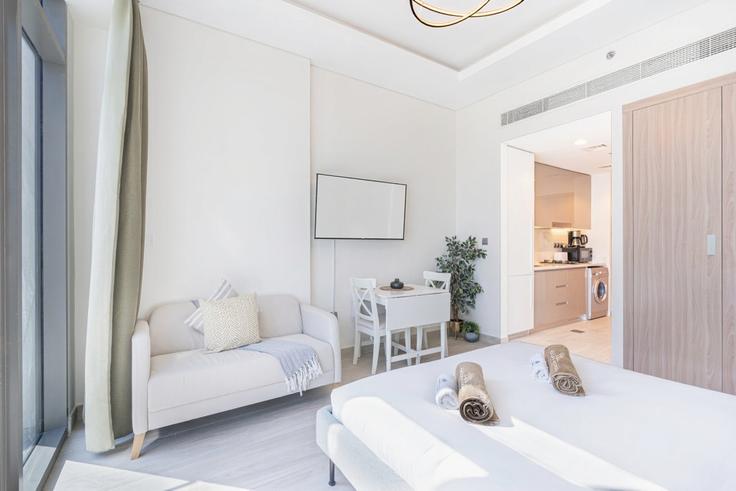 Tariaq Bedon Esm 1047270P, Al Jaddaf, Dubai에 위치한 스튜디오 풀퍼니시드 유닛, 사진 1