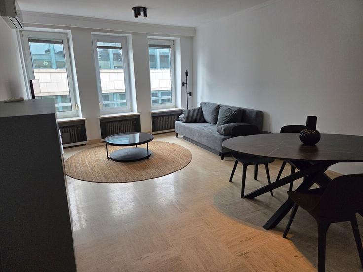 Luxembourg, Luxembourg에 위치한 Building Allée Scheffer - omlu-sarl - 1342600 유닛의 세련된 인테리어가 돋보이는 거실