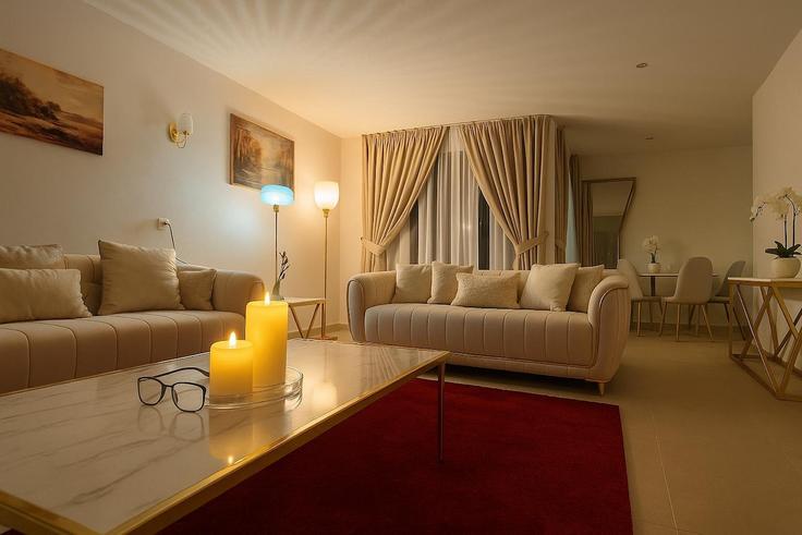 Antwerp AntwerpのBuilding Maria-Henriëttalei - one-lux-stay - 1606936のアパートメントにある、モダンな家具を備えたエレガントなデザインのリビングルーム Antwerp AntwerpのBuilding Maria-Henriëttalei - one-lux-stay - 1606936のアパートメントにある、モダンな家具を備えたエレガントなデザインのリビングルーム