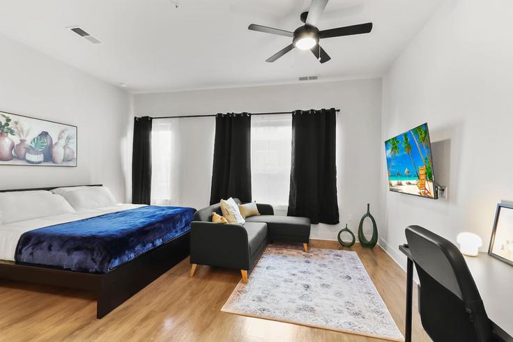Tampa, Tampa에 위치한 Building West Grace Street - one-stone-tampa - 1312494 - TPA 아파트의 세련된 인테리어가 돋보이는 거실