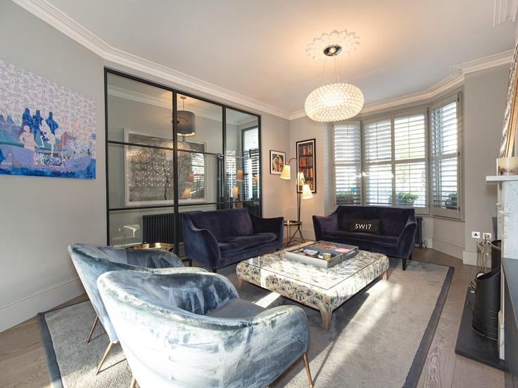 London Borough of Wandsworth, London에 위치한 Building Rowfant Road - passthekeyss - 1314272 - LON 아파트의 세련된 인테리어가 돋보이는 거실