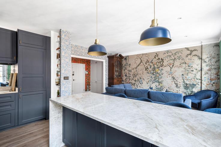 Salle de séjour élégante avec mobilier moderne dans un appartement à Building Bentinck Street - passthekeyss - 1234018 - LON à City of Westminster, London